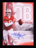 Steve Young 2024 Topps Signature Class Veteran Autographs Red #VCA-SY #18/25 at PristineAuction.com