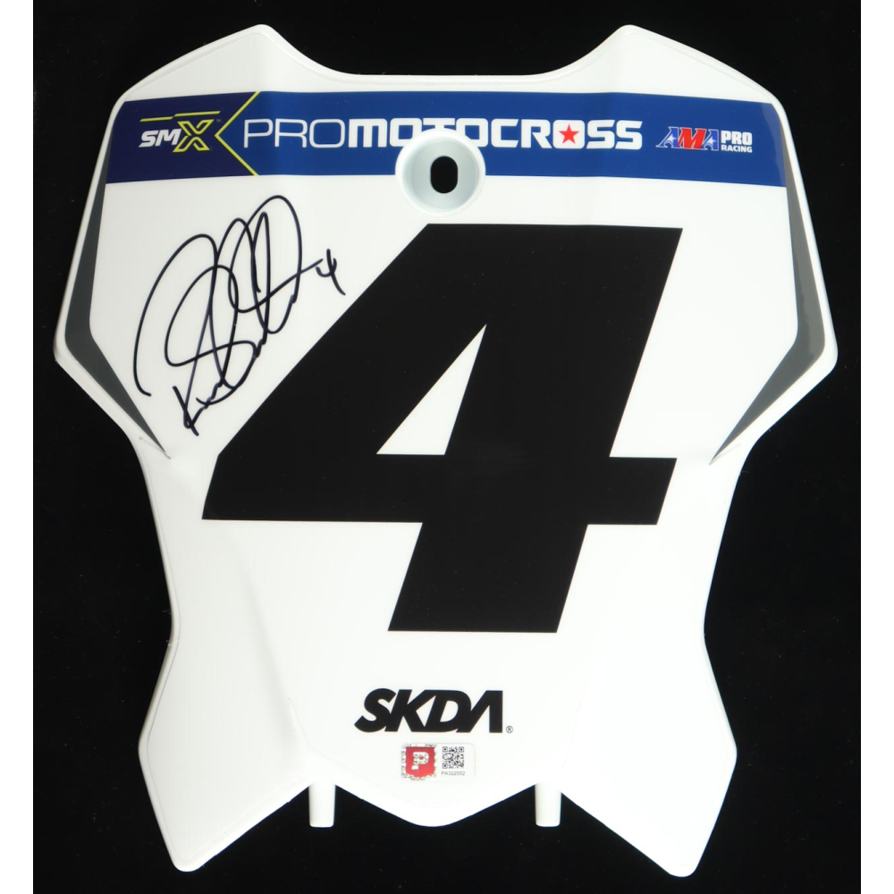 Ricky Carmichael Signed Motocross Plate (PA) at PristineAuction.com