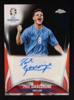 Paul Gascoigne 2024 Topps Chrome UEFA Euro Autographs Black Refractors #CAPG #04/10 at PristineAuction.com