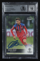 Mason Mount Signed 2020-21 Stadium Club Chrome UEFA Champions League #28 (Beckett | Auto Grade 10) at PristineAuction.com