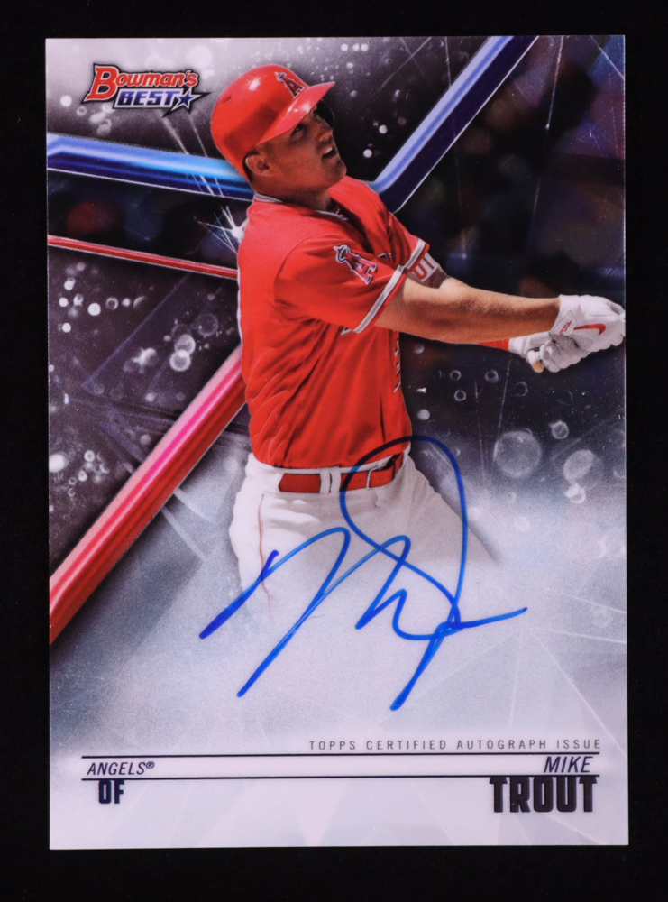 Mike Trout 2018 Bowman's Best Best of '18 Autographs #B18MT