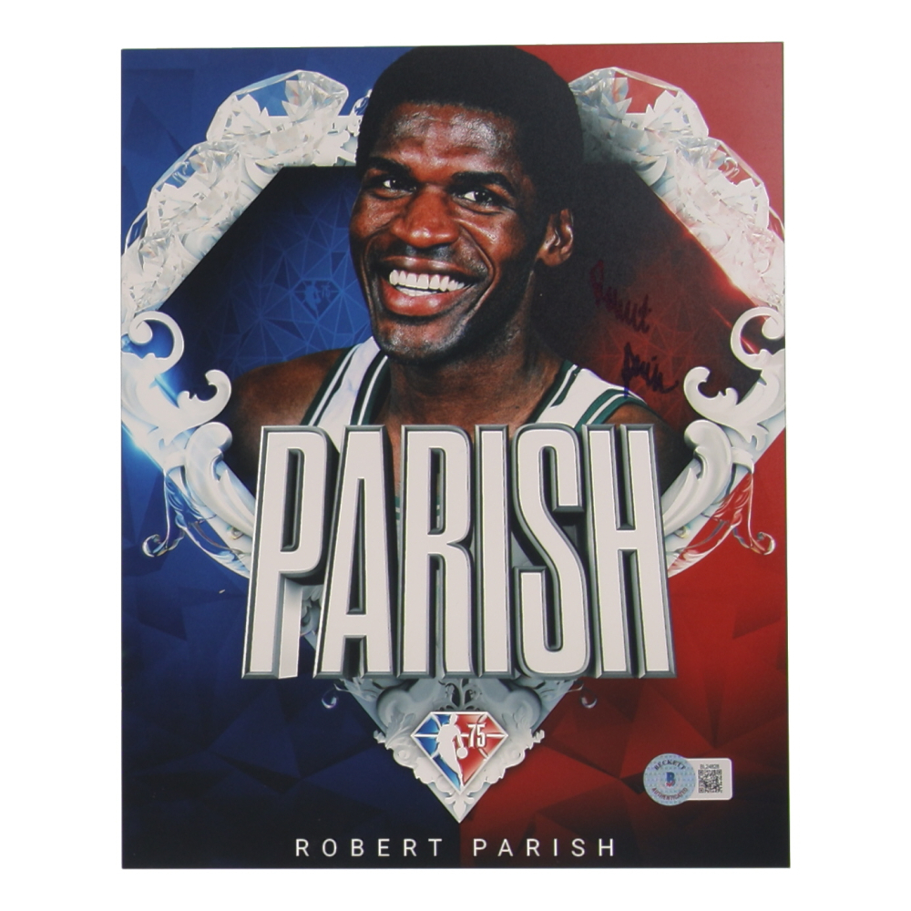Robert Parish Signed Celtics 8x10 Photo (Beckett) at PristineAuction.com