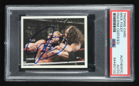 Mankind Signed 1997 Panini WWF #80 (PSA) at PristineAuction.com