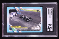 Lewis Hamilton 2021 Topps Formula 1 Aqua #149 / Grand Prix Winner #188/199 (SGC 9.5) at PristineAuction.com