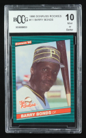 Barry Bonds 1986 Donruss Rookies #11 RC (BCCG 10) at PristineAuction.com