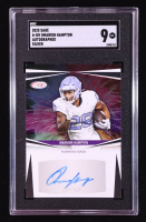 Omarion Hampton 2025 SAGE HIT Autographs Silver #AOH RC (SGC 9) at PristineAuction.com