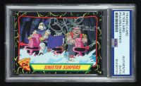 Peter Laird Signed 1989 Topps Teenage Mutant Ninja Turtles #135 Sinister Surfers Inscribed "2015" (PSA) at PristineAuction.com