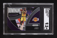 LeBron James 2021-22 Panini Prizm Dominance #6 (SGC 9.5) at PristineAuction.com