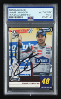 Jimmie Johnson Signed 2009 Press Pass #191 (PSA) at PristineAuction.com