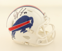 Dawson Knox Signed Bills Speed Mini Helmet (Beckett) at PristineAuction.com