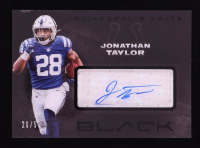 Jonathan Taylor 2020 Panini Black Rookie Jersey Autographs #9 #20/50 at PristineAuction.com
