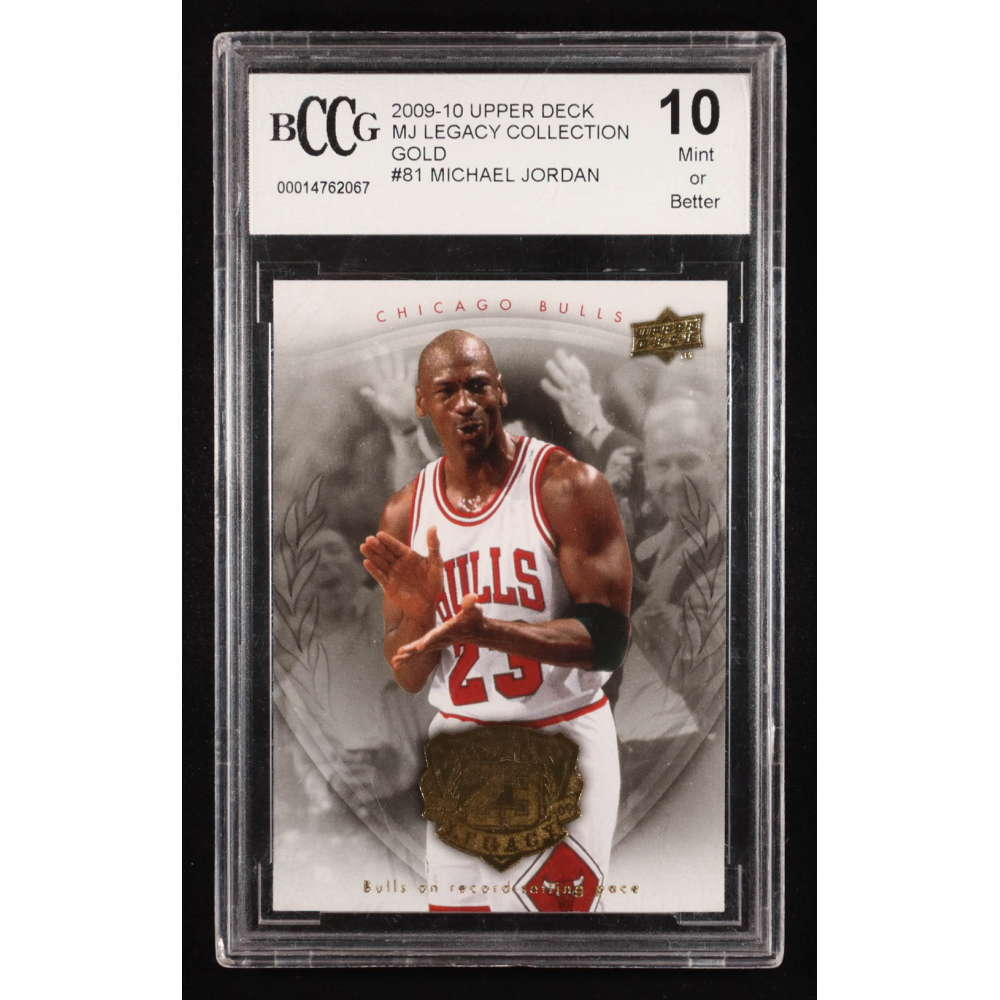 Michael Jordan 2009-10 Upper Deck Michael Jordan Legacy Collection Gold #81 (BCCG 10) at PristineAuction.com