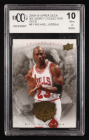 Michael Jordan 2009-10 Upper Deck Michael Jordan Legacy Collection Gold #81 (BCCG 10) at PristineAuction.com