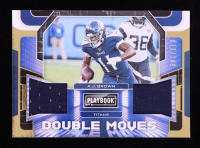 A.J. Brown 2020 Panini Playbook Double Moves Jerseys Gold #3 #77/149 at PristineAuction.com