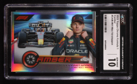 Max Verstappen 2023 Topps Chrome Formula 1 Camber #CAMMVI (CGC 10) at PristineAuction.com