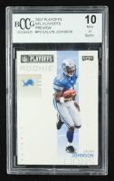 Calvin Johnson 2007 NFL Playoffs Preview #P3 RC (BCCG 10) at PristineAuction.com