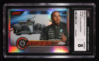 Lewis Hamilton 2023 Topps Chrome Formula 1 Camber #CAMLHI (CGC 8) at PristineAuction.com