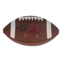 Nick Saban Signed Alabama Crimson Tide Logo Football (Beckett) at PristineAuction.com