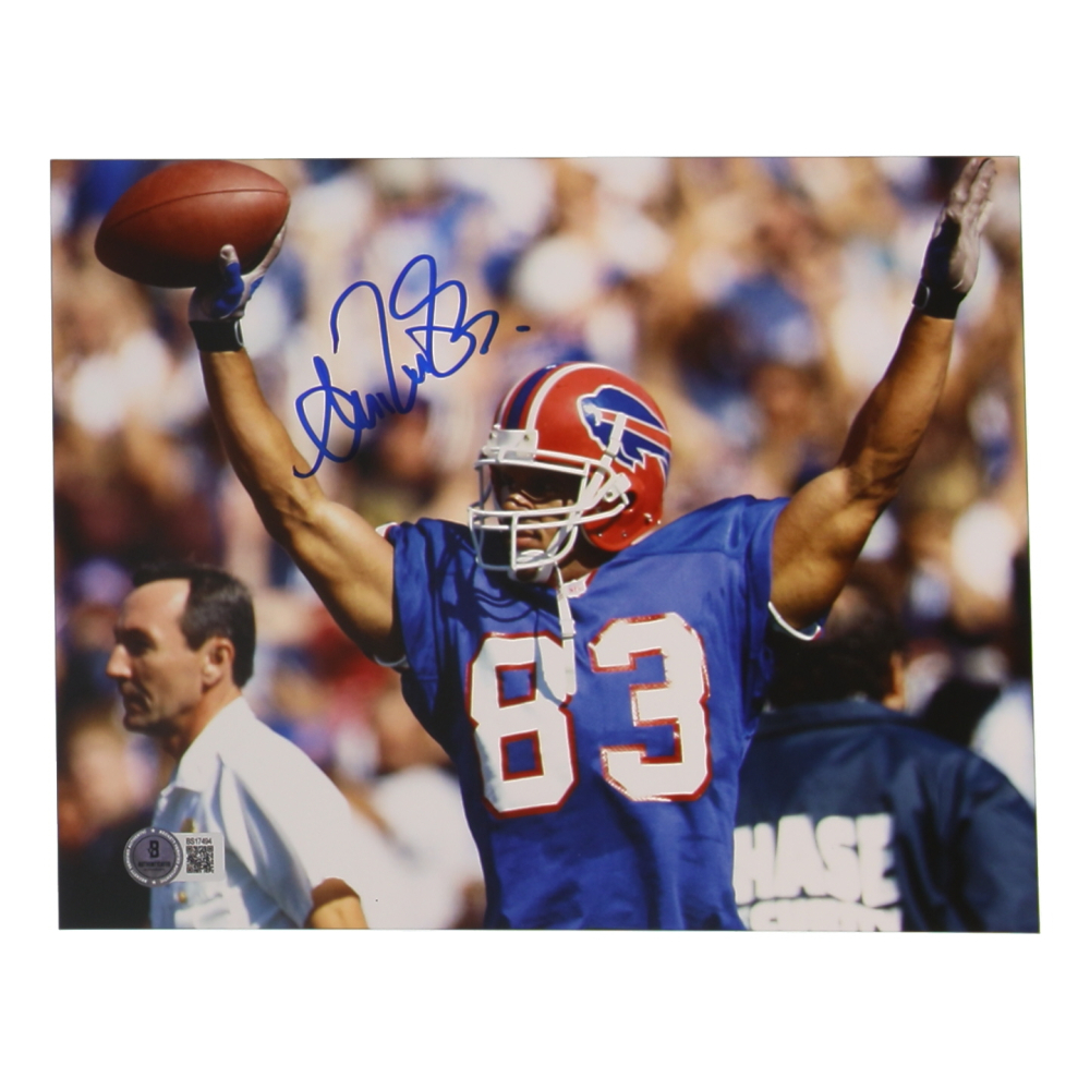 Andre Reed Signed Bills 8x10 Photo (Beckett) at PristineAuction.com