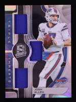 Josh Allen 2023 Panini Spectra Triple Threats Materials #3 #41/99 at PristineAuction.com