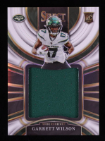 Garrett Wilson 2022 Select Jumbo Rookie Swatch Prizm White #7 #47/75 RC at PristineAuction.com