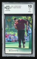 Tiger Woods 2001 Upper Deck #1 RC (BCCG 10) at PristineAuction.com