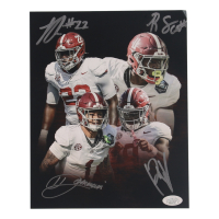 Alabama Crimson Tide | 8x10 Photo Signed by (4) with LT Overton, Rico Scott (JSA) at PristineAuction.com