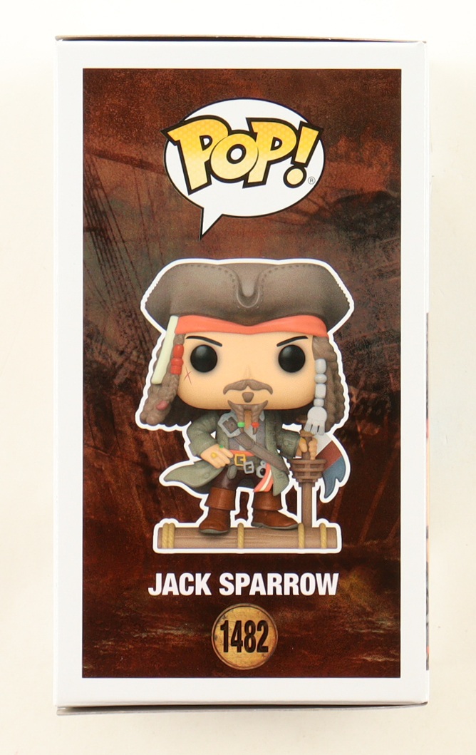 Johnny Depp Signed "Pirates of the Caribbean" Jack Sparrow #1482 Funko Pop! Vinyl Figure (Beckett) at PristineAuction.com Johnny Depp Signed "Pirates of the Caribbean" Jack Sparrow #1482 Funko Pop! Vinyl Figure (Beckett) at PristineAuction.com