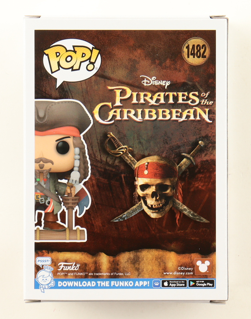 Johnny Depp Signed "Pirates of the Caribbean" Jack Sparrow #1482 Funko Pop! Vinyl Figure (Beckett) at PristineAuction.com Johnny Depp Signed "Pirates of the Caribbean" Jack Sparrow #1482 Funko Pop! Vinyl Figure (Beckett) at PristineAuction.com