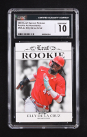 Elly De La Cruz 2023 Leaf Special Release Rookie Achievement #RA22 RC (CGC 10) at PristineAuction.com