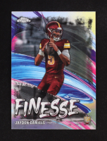 Jayden Daniels 2024 Topps Chrome Finesse #F3 RC at PristineAuction.com