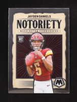 Jayden Daniels 2024 Panini Mosaic Notoriety #19 RC at PristineAuction.com