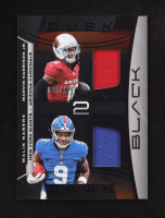 Marvin Harrison Jr. / Malik Nabers 2024 Panini Black Dusk 2 Dawn Jerseys #4 #028/199 at PristineAuction.com