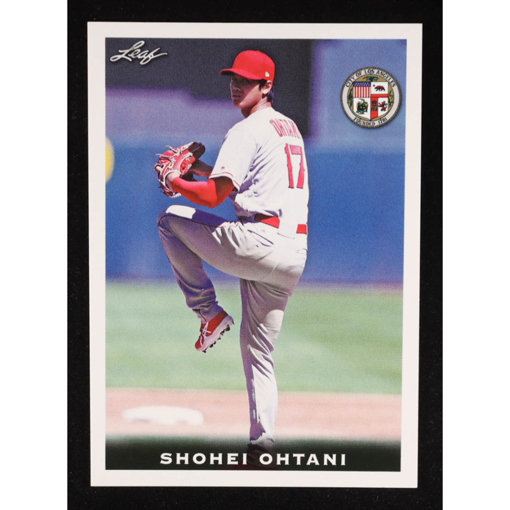 Shohei Ohtani 2018 Leaf National Convention Shohei Ohtani #Rookie04 RC at PristineAuction.com