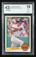 Wade Boggs 1983 Donruss #586 RC (BCCG 10) at PristineAuction.com