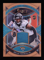 Brian Thomas Jr. 2024 Select Rookie Swatches Prizm Copper #25 RC #27/49 at PristineAuction.com