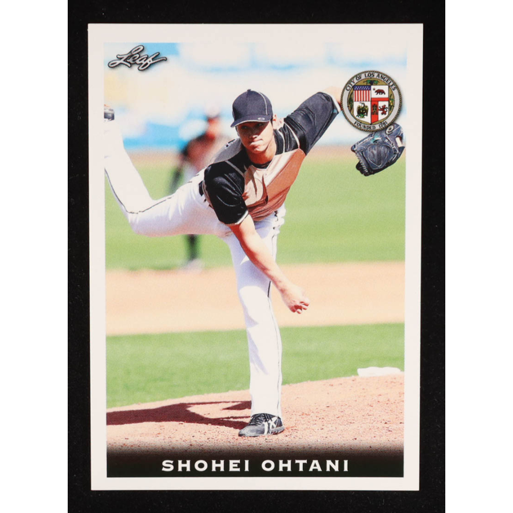 Shohei Ohtani 2018 Leaf National Convention Shohei Ohtani #Rookie05 RC at PristineAuction.com