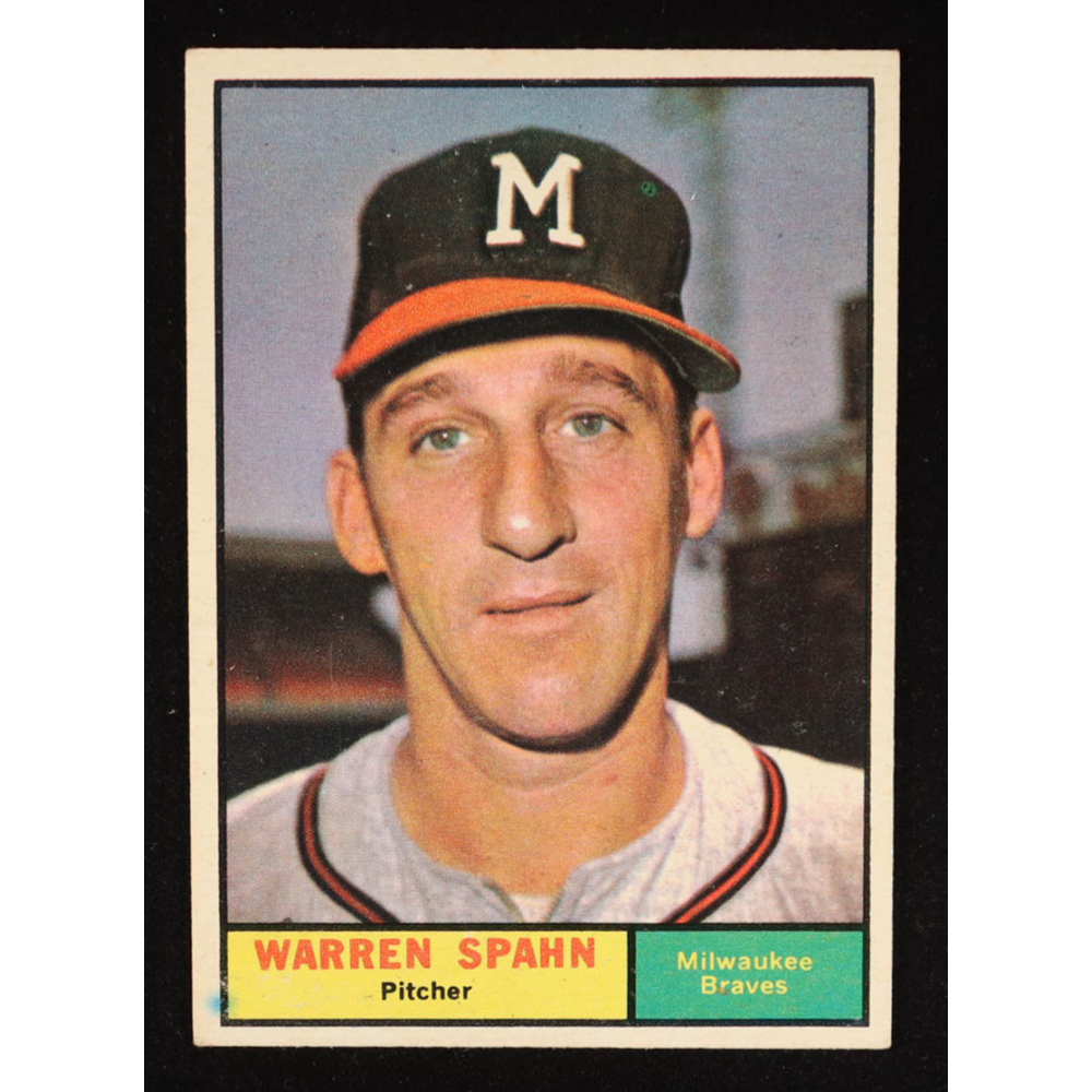 Warren Spahn 1961 Topps #200 at PristineAuction.com