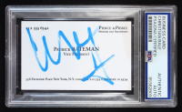 Christian Bale Signed "American Psycho" Business Card (PSA | Auto Grade PSA Authentic) at PristineAuction.com