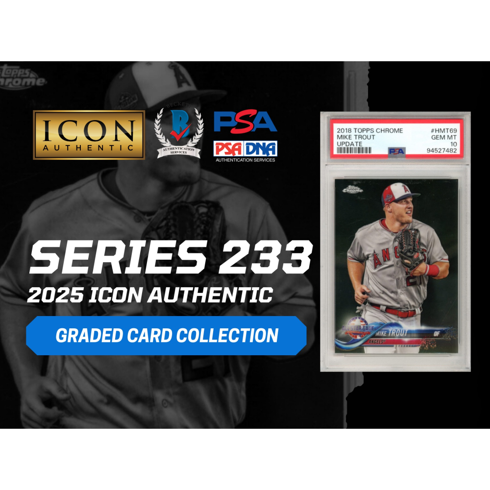 2025 Icon Authentic Graded Card Collection Mystery Box Series 233 at PristineAuction.com