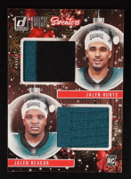 Jalen Reagor / Jalen Hurts 2020 Donruss Rookie Holiday Sweater Dual #5 RC at PristineAuction.com