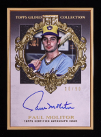 Paul Molitor 2022 Topps Gilded Collection Gold Framed Hall of Famers Autographs #HAFAPM #6/90 at PristineAuction.com