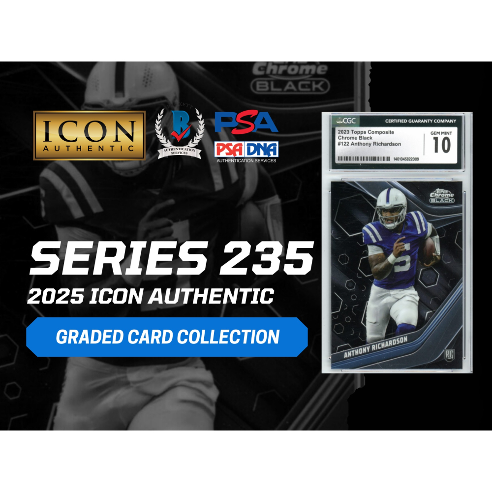 2025 Icon Authentic Graded Card Collection Mystery Box Series 235 at PristineAuction.com