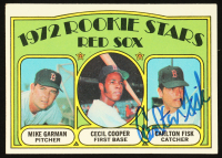 Carlton Fisk Signed 1972 Topps #79 Rookie Stars (Beckett) at PristineAuction.com