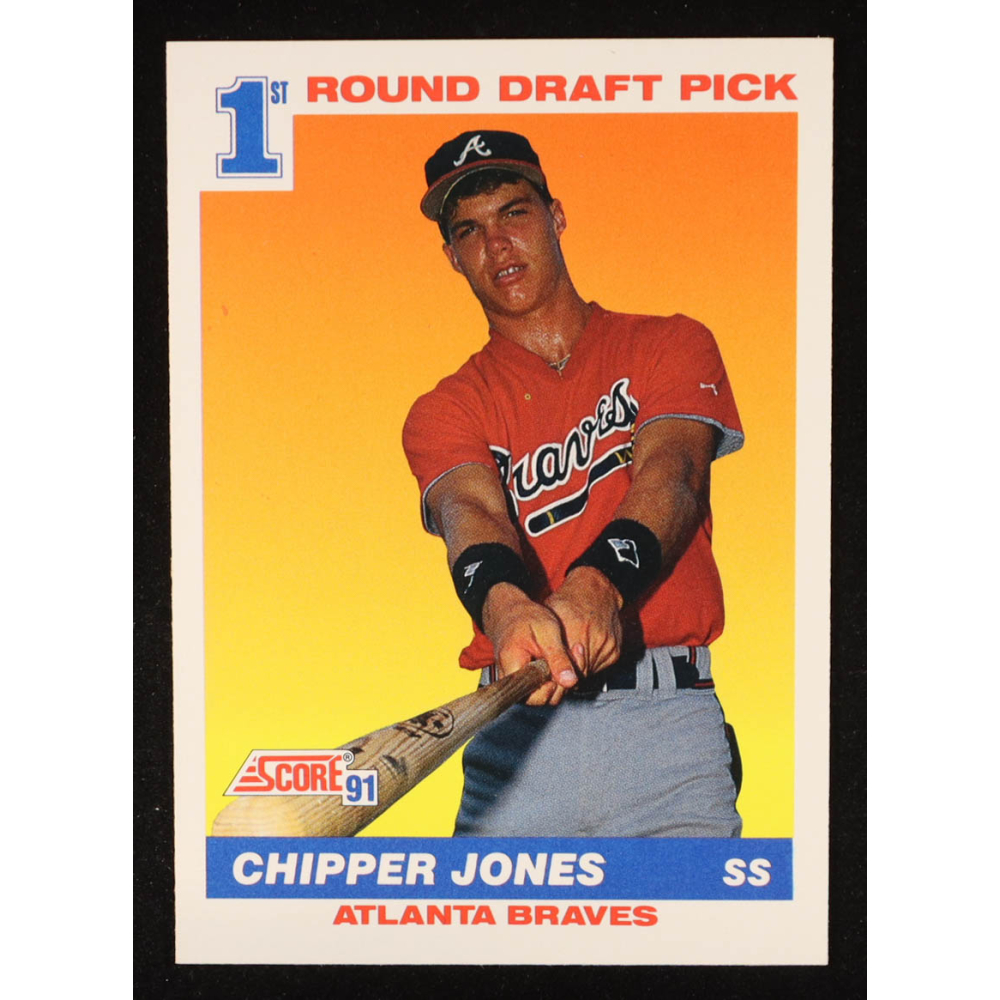 Chipper Jones 1991 Score #671 RC at PristineAuction.com
