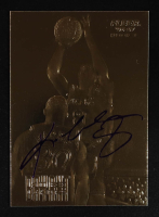 Kobe Bryant 1996-97 Fleer 23KT Gold Card Purple Signature #NNO RC at PristineAuction.com