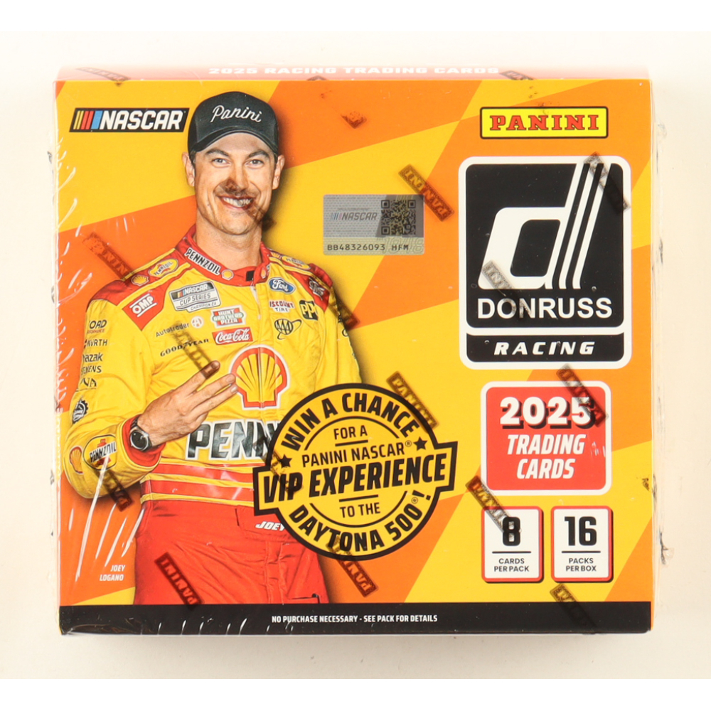 2025 Donruss NASCAR Racing Hobby Box with (16) Packs at PristineAuction.com