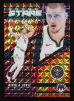 Nikola Jokic 2024-25 Panini Mosaic Stare Masters Mosaic Purple #6 #53/99 at PristineAuction.com