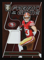 Christian McCaffrey 2024 Totally Certified Fabric of the Game Mirror Red #4 #81/99 at PristineAuction.com