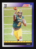 Trey Lance 2021 Score '91 Throwback Rookies #3 RC at PristineAuction.com